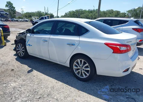 2017 Nissan Sentra S z USA, uszkodzony, nr VIN 3N1AB7AP5HY283325